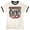 Ivory, variant on Guns n Roses Appetite for Destruction Ringer T Shirt (Ivory, AdultS)