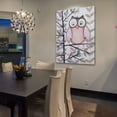 thumbnail image 3 of Marmont Hill "1 Pink Owl" by Reesa Qualia Painting Print on Wrapped Canvas, 3 of 5