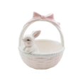 thumbnail image 2 of tredstone Ceramic Rabbit Easter Basket Porcelain bunny bowls Flower Pot Home Decor 12cmx12cmx13.5cm, 2 of 9