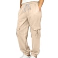 thumbnail image 2 of Edvintorg Boys Sweatpants Winter Outdoor Casual Running Sports Cargo Pants Elastic Waist Athletic Joggers with Pockets 5-15 Years, 2 of 10
