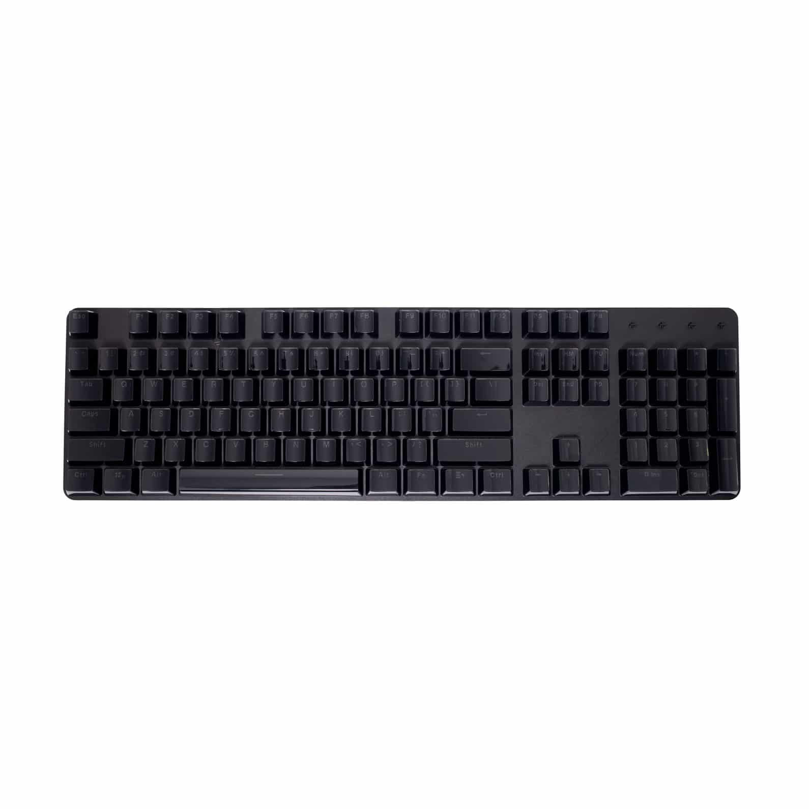 OEM Profile Acrylic Doubleshot Keycaps - Black