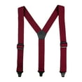thumbnail image 5 of Y Back Suspenders Airport Friendly Suspenders,NO buzz with Plastic Clip 1.5 inch Fully Elastic Braces, 5 of 6