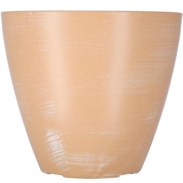 maceta de resina kurv color terracotta 16