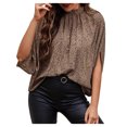 thumbnail image 1 of Birdeem Chemise d'Été Décontractée Mode Imprimée Sans Manches Fendue Ample pour Femmes, 1 of 8