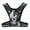 3retro Black White B, variant on PanBiqintyy Reflective Running Backpack Running Vest Phone Holder Unisex Cycling Backpack Breathable for Outdoor Sports Fitness Vest