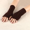thumbnail image 2 of Ashirexll Winter Gloves Women, Fingerless Gloves for Women, Women Winter Wrist Arm Warmer Solid Knitted Long Fingerless GMitten, 2 of 5