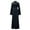 Black, variant on Summer Dress Abaya Ramadan Womens Lady Front Open Cardigan Islamic Long Dress Muslim Dress Womens Dresses (Gray,M)