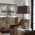 thumbnail image 3 of Uttermost Stag Horn Resin Table Lamp in Burnished Bone Ivory/Chocolate, 3 of 4