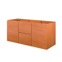 Vanity Cabinet (Sink not included), Cherry Walnut, Wood, Hotel Bedroom Bathroom, Modern Contemporary HB34272