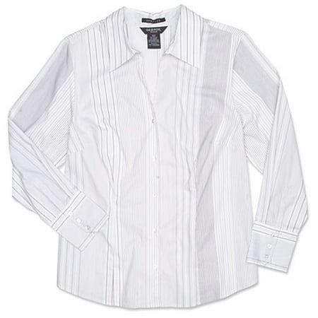 George - Women's Plus Striped English Manor Shirt