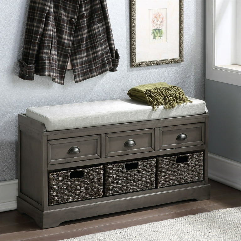 Bench with pull out drawers new arrivals