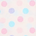 thumbnail image 3 of Luvable Friends Baby Girl Cotton Flannel Receiving Blankets, Pink Dots Chevron 4-Pack, One Size, 3 of 5