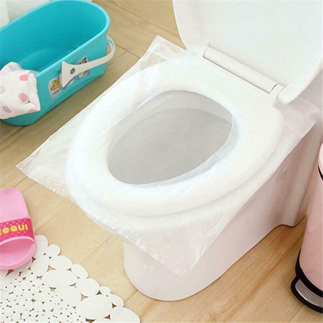 Lot 50 toilet wc cabinet protects disposable bowl travel health hygiene cleanliness 