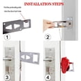 thumbnail image 4 of Cerradura de puerta de seguridad portátil Starlight, utilizada para seguridad del hogar, cerradura de puerta de viaje, cerradura esencial para dormitorioCerradura de puerta de seguridad portátil Starlight, utilizada para seguridad del hogar, cerradura de puerta de viaje, cerradura esencial para dormitorio Sincero Electrónica, 4 of 5