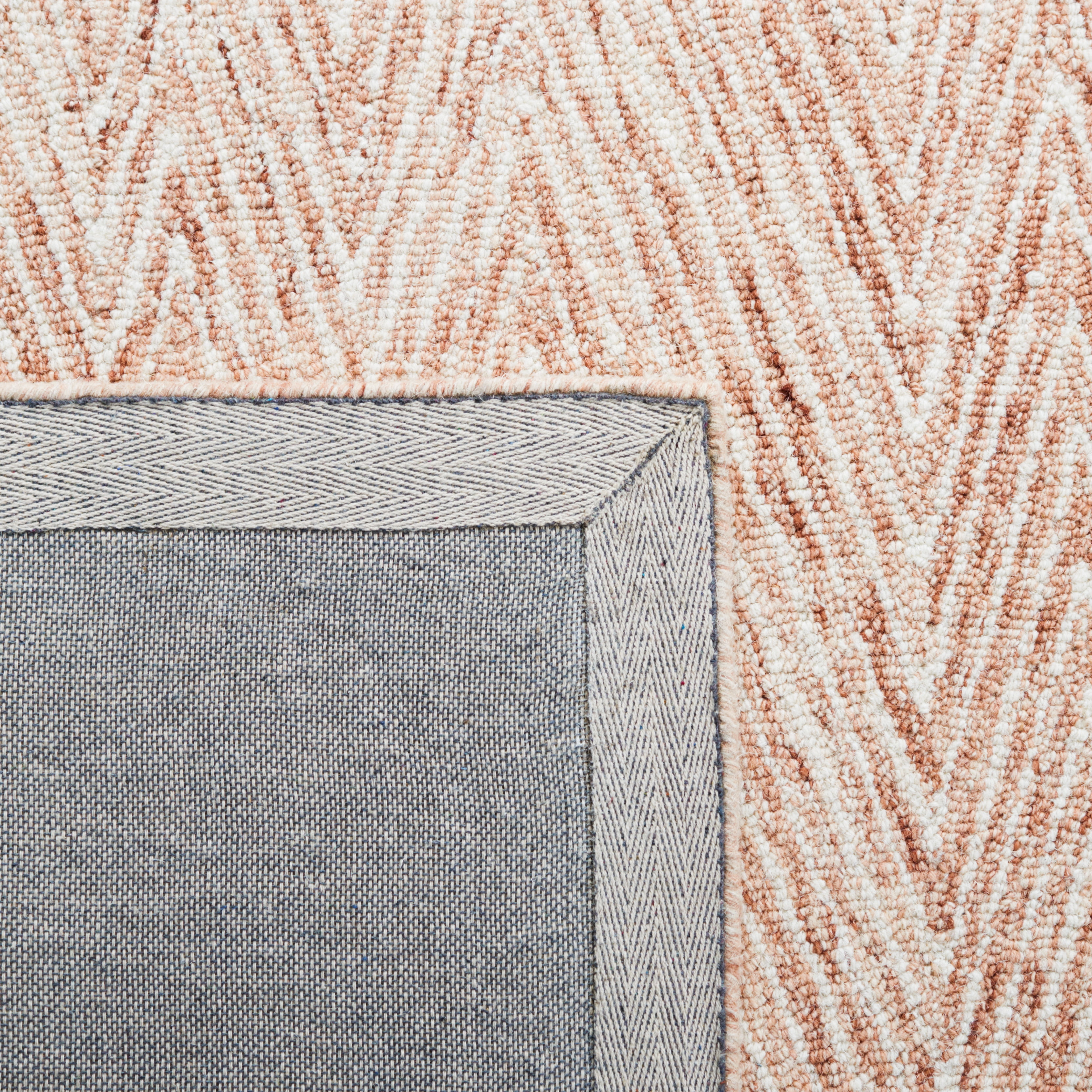 SAFAVIEH Abstract Celina Chevron Area Rug, Brown/Ivory, 8' x 10'