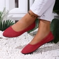 thumbnail image 5 of SuTry Women's Pointed Toe Flats Slip On Soft Minimalist Comfortable Casual Walking Shoes(39), 5 of 5