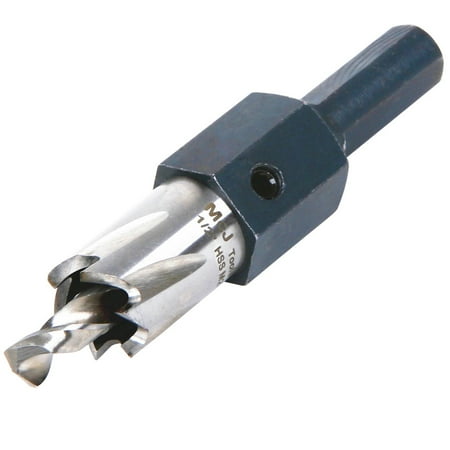 

McJ Tools 1/2 Inch HSS M2 Drill Bit Hole Saw for Metal Steel Iron Alloy; Ideal for Electricians Plumbers DIYers Metal Professionals