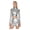 Silver, variant on iixpin Womens Metallic Shiny Long Sleeve Crop Top With High Waist Cutout Hot Pants Dancewear Gold M