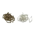 thumbnail image 5 of 20pcs Bulk Vintage Filigree Hollow Leaf Dangle Earring Bronze, 5 of 5