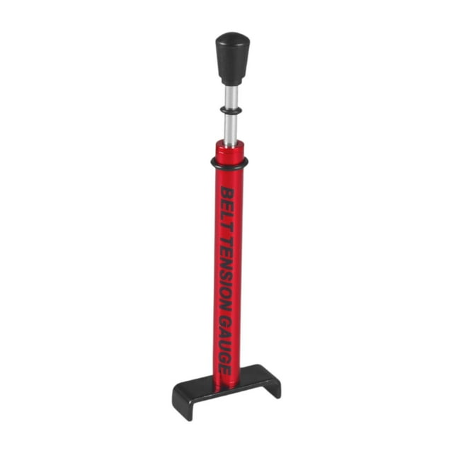 Medidor de tensión de correa, tensor de correa de Motor ajustable en forma de L, dispositivo tensor de correa multifuncional, instrumento de medición Rojo