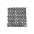 thumbnail image 1 of Bathroom Rug Bamboo Duckboard Dark Gray 18"L x 18"W, 1 of 6