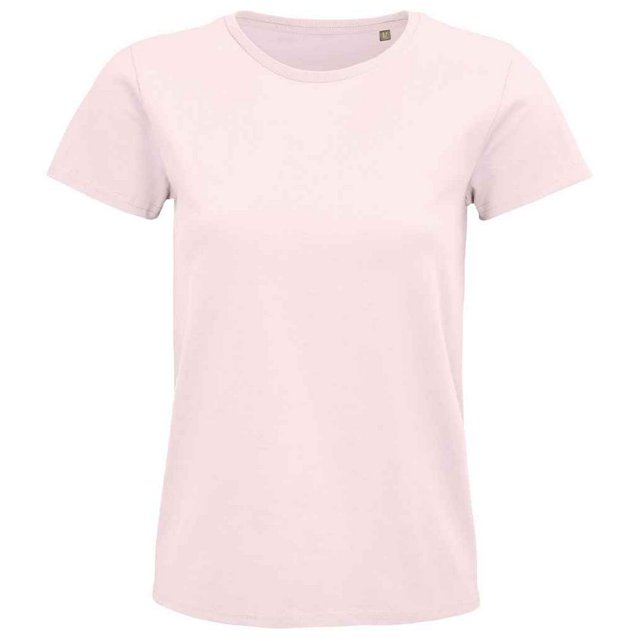 SOLS - Camiseta Pioneer para Mujer (Rosa Pálido)
