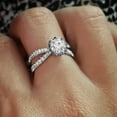thumbnail image 4 of K-KED Gorgeous 925 Silver Filled Cubic Zircon Ring Women Delicate Jewelry Wedding Gift Sz 6-10-10-Gold, 4 of 6
