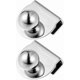 thumbnail image 1 of Drilled Glass Door Handle/clip/clamp For Office Glass Door Display Cabinet Drawer Pull Furniture Hardware (silver) (2pcs), 1 of 5