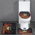 thumbnail image 4 of 3 unids/set antideslizante calabaza de Halloween baño absorción de agua alfombra para piso para baño Decoración, 4 of 11