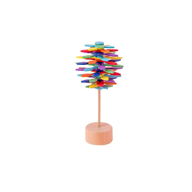 Adorno De Juguete Educativo De Madera, Piruleta Giratoria De Juguete Para Niños, Oficina, Descompresión Para Adultos seitruly FN003316-03