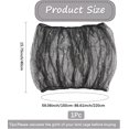 thumbnail image 2 of Universal Organza Bird Cage Seed Catcher Net Cover Parrot Mesh Net Cover Black 400x0.1mm, 2 of 9