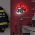 thumbnail image 3 of Firefighter Helmet Neon Sign ,Firefighter Helmet LED Light for Wall Decor, 3 of 5