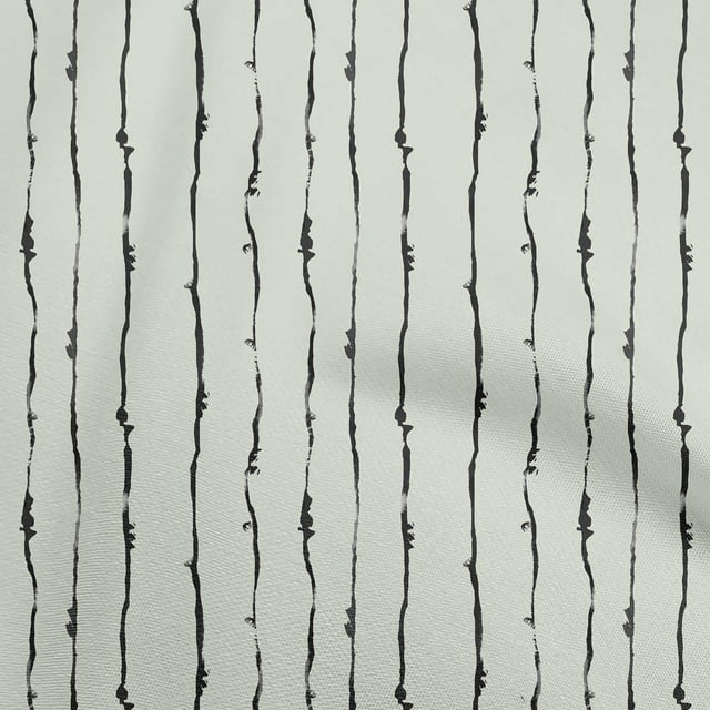 oneOone Rayon Pastel Mint Fabric Abstract Stripes Sewing Material Print Fabric By The Yard 56 Inch Wide