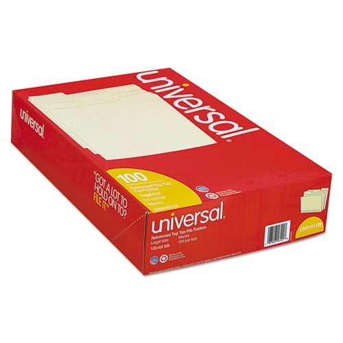 Double-Ply Top Tab Manila File Folders, 1/3-Cut Tabs: Assorted, Legal Size, 0.75 Double-Ply Top Tab Manila File Folders, 1/3-Cut Tabs: Assorted, Legal Size, 0.75