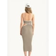 thumbnail image 2 of One Shoulder Midi Dress with a Side Cut Out, 2 of 5
