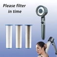 thumbnail image 6 of 10Pcs Shower Head Filter Drivese, 2.75 Inch Ion Shower Dropse Head Filter PP Cotton Replacement Cartridge, Water Filter Core Cotton For Handheld Showerheads., 6 of 7