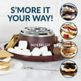 thumbnail image 4 of Nostalgia Indoor Smores Maker Smores Kit, Electric Smore Maker with 2 Marshmallows Roasting Forks, Brown, 4 of 7