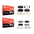 thumbnail image 1 of Positive Plus Front Rear Semi-Metallic Brake Pads Kit for Car 2014-2016 Kia Soul KPF-100589, 1 of 8