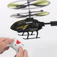 thumbnail image 4 of Xqxayjr under $5 2Pcs RC Helicopter, Mini RC Infrared Helicopter,2CH Gyro Remote Control Drone,Induction Sensor RCToyForKids,Small FlyingToyWith USB Charger, 4 of 9