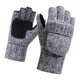 thumbnail image 3 of Guantes sin dedos jinwen Tejer De Medio para Correr Niñas Otoño Gris claro, 3 of 8