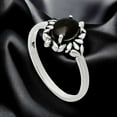 thumbnail image 4 of Black Onyx 925 Sterling Silver Ring s.6 Jewelry R-1721 AGR1013_E_6, 4 of 6