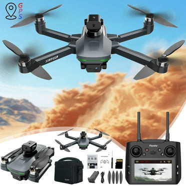 PPgejGEK GPS Drone with 4.5 Inch Screen Remote Control Brushless Motor Drones 5G RC Quadcopter Altitude Hold Obstacle Avoidance for Kids Adults up to 65% off