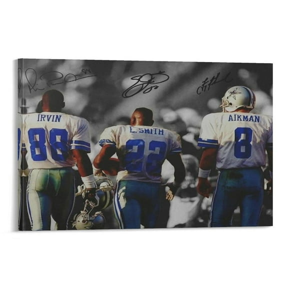 Michael Irvin Canvas Poster Wall Art Poster Scroll Canvas Painting Picture Living Room Decor Home 24x36inch(60x90cm)