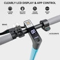 thumbnail image 5 of VIPQV 8.5" Electric Scooter for Adult, Folding Electric Scooter with 350W Motor, 21 MPH Max Speed, 25 Miles Long-Range and Deck Lights, Blue, 5 of 6