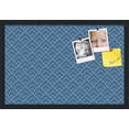 thumbnail image 2 of PinPix ArtToFrames 14x22 Custom Cork Bulletin Board Peaks Modern Pattern Navy   Poster Board Has a Fabric Style Canvas Finish, Framed in Satin Black (PinPix-1796), 2 of 6