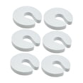 thumbnail image 2 of Lipstore 6Pcs Door Finger Pinch Guard Replacement Professional Finger Clamp Protector White 15MM, 2 of 8