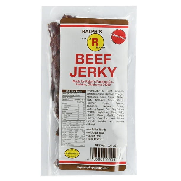 Ralph's GlutenFree Beef Jerky, 0.6 Lb.