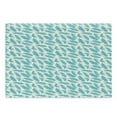 thumbnail image 1 of Turquoise Cutting Board, Quills Design Bird Feathers Abstract Animal Elements Nature Inspired, Decorative Tempered Glass Cutting and Serving Board, Large Size, Turquoise White Beige, by Ambesonne, 1 of 1