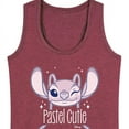 thumbnail image 3 of Disney - Lilo & Stitch - Angel's A Pastel Cutie - Women's Racerback Tank Top, 3 of 5