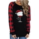 thumbnail image 4 of Puntoco, camiseta de manga larga suelta con cuello redondo y estampado informal a la moda de verano para mujer, blusa, Jersey Puntoco Puntoco-1836, 4 of 8